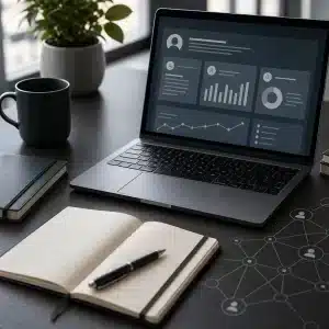 Dashboard profilo professionale e reputazione online